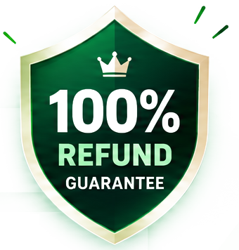 100% refund guarantee